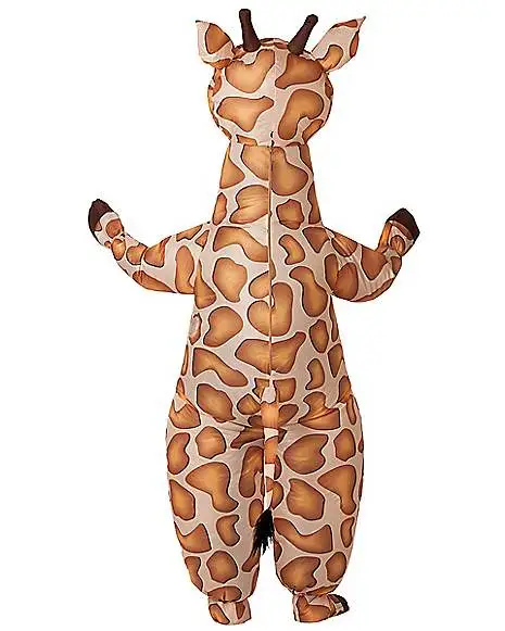 Spirit Halloween Adult Inflatable Giraffe Costume 2 Spirit Halloween Adult Inflatable Giraffe Costume - Image 2