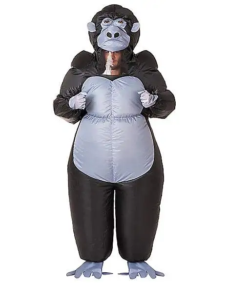 Spirit Halloween Adult Inflatable Gorilla Costume 1 Spirit Halloween Adult Inflatable Gorilla Costume