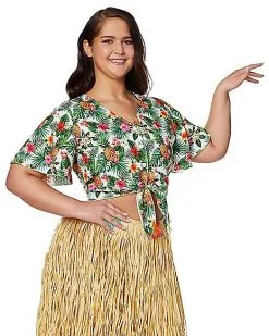 Spirit Halloween Plus Size Luau Shirt