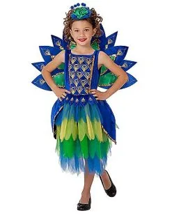 Spirit Halloween Kids Peacock Costume