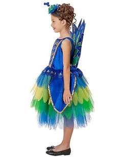 Spirit Halloween Kids Peacock Costume -Girls Costumes Shop 07522022 c