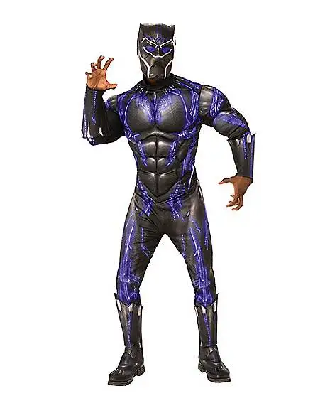 Spirit Halloween Adult Black Panther Costume Deluxe - Marvel 1 Spirit Halloween Adult Black Panther Costume Deluxe - Marvel