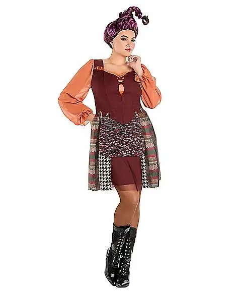 Spirit Halloween Adult Mary Sanderson Dress - Hocus Pocus 4 Spirit Halloween Adult Mary Sanderson Dress - Hocus Pocus - Image 4