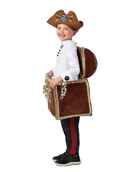 Spirit Halloween Kids Pirate Treasure Chest Candy Catcher Costume 1 Spirit Halloween Kids Pirate Treasure Chest Candy Catcher Costume