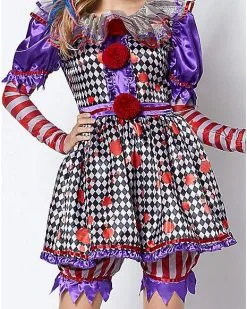 Spirit Halloween Adult Killer Clown Costume -Girls Costumes Shop 07530603 b