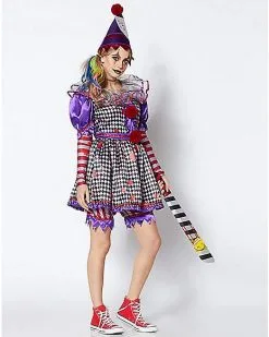 Spirit Halloween Adult Killer Clown Costume -Girls Costumes Shop 07530603 c