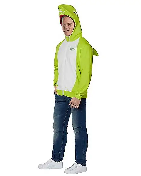 Spirit Halloween Adult Grandpa Shark Costume Hoodie - Baby Shark 2 Spirit Halloween Adult Grandpa Shark Costume Hoodie - Baby Shark - Image 2