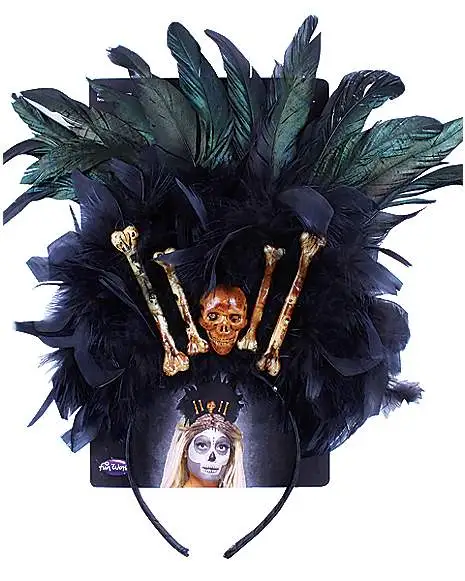 Spirit Halloween Voodoo Queen Deluxe Headpiece 2 Spirit Halloween Voodoo Queen Deluxe Headpiece - Image 2