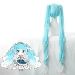 Cosplay Anime Cosplay Wig - Vocaloid-Snow Miku 2019 II -Girls Costumes Shop 075N 4