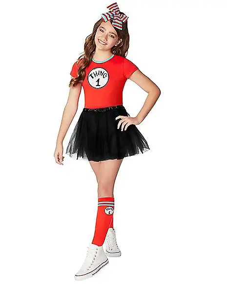 Spirit Halloween Kids Thing 1 And Thing 2 Costume Kit – Dr. Seuss 1 Spirit Halloween Kids Thing 1 And Thing 2 Costume Kit – Dr. Seuss