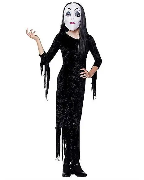 Spirit Halloween Kids Morticia Addams Costume - The Addams Family 2 1 Spirit Halloween Kids Morticia Addams Costume - The Addams Family 2