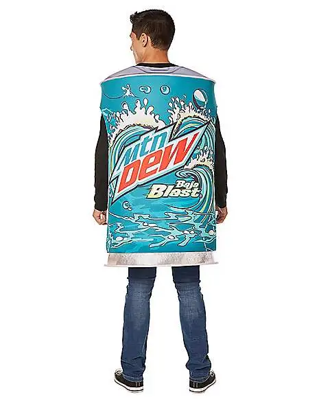 Spirit Halloween Adult 3D Mountain Dew Baja Blast Costume 2 Spirit Halloween Adult 3D Mountain Dew Baja Blast Costume - Image 2