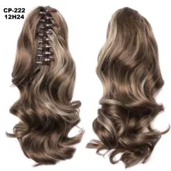 CJ Long Wavy Ponytail Clip Natural Extensions -Girls Costumes Shop 10895858525828
