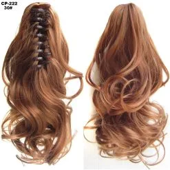 CJ Long Wavy Ponytail Clip Natural Extensions -Girls Costumes Shop 1317343289729