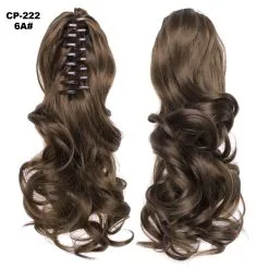 CJ Long Wavy Ponytail Clip Natural Extensions -Girls Costumes Shop 2151299503615