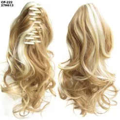 CJ Long Wavy Ponytail Clip Natural Extensions -Girls Costumes Shop 274530495696