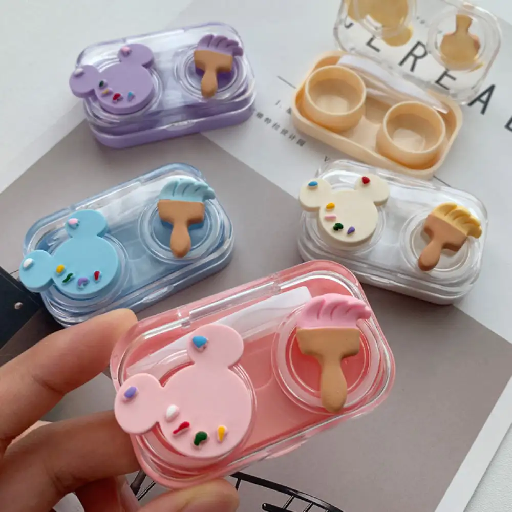 UNIQSO Mouse & Brush Leak Proof Lens Case 2 UNIQSO Mouse & Brush Leak Proof Lens Case - Image 2