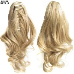 CJ Long Wavy Ponytail Clip Natural Extensions -Girls Costumes Shop 714781879773