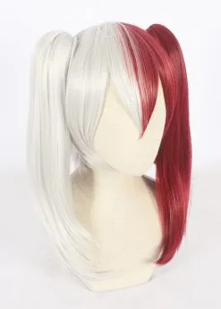 Cosplay Anime Cosplay Wig - My Hero Academia-Todoroki Shoto (with Twintails) -Girls Costumes Shop CS 384G d