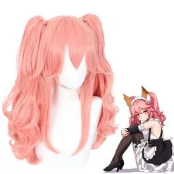 Cosplay Anime Cosplay Wig - Fate/Grand Order-Tamamo No Mae - Curly -Girls Costumes Shop CS 415B2