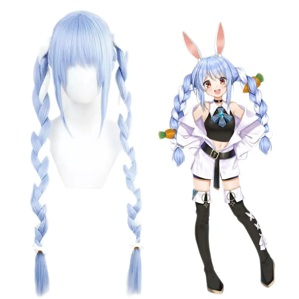 Cosplay Anime Cosplay Wig - Virtual YouTuber - Usada Pekora 1 Cosplay Anime Cosplay Wig - Virtual YouTuber - Usada Pekora
