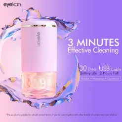 UNIQSO Premium Ultrasonic Contact Lenses Cleaner -Girls Costumes Shop eyekan square